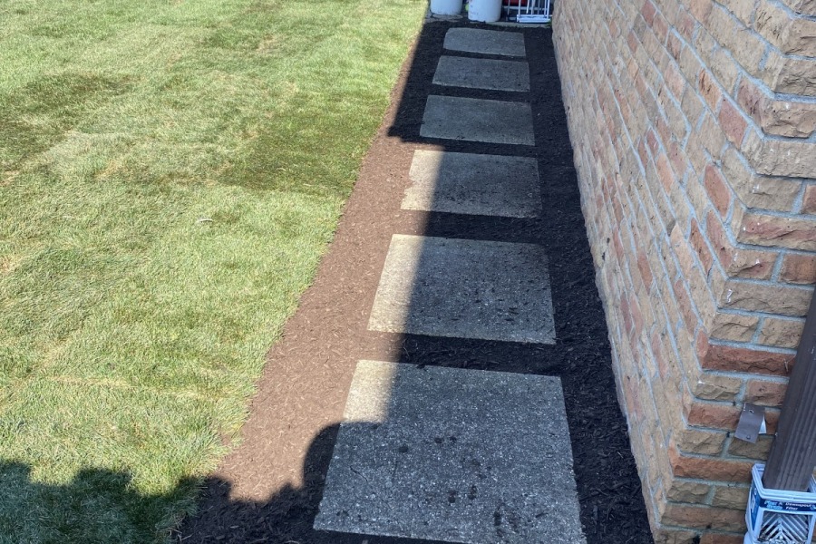 Hardscape Brick Stone Steppers Walkway 