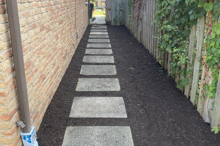 Hardscape Brick Stone Steppers Walkway 